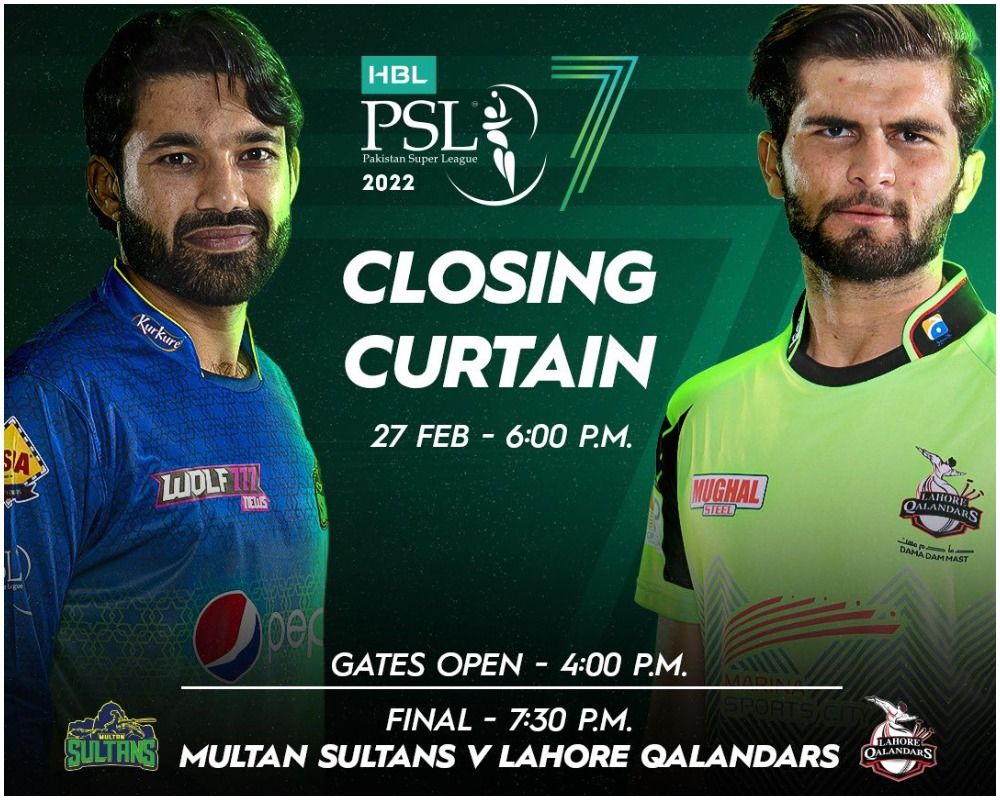 psl live streaming 2022 today match