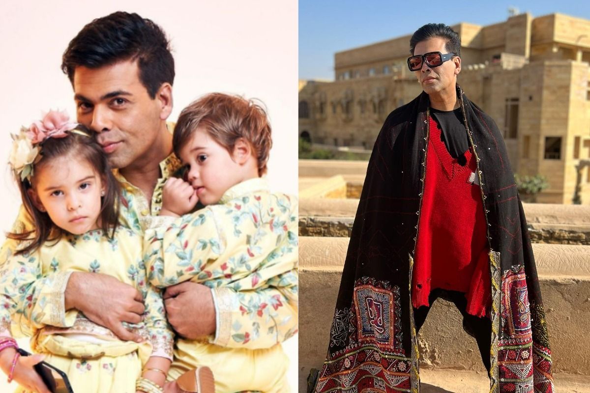 Karan Johar के बच्चे यश और रूही पापा के फैशन का उड़ाते हैं मज़ाक, बेटे ने कह दिया 'जोकर'