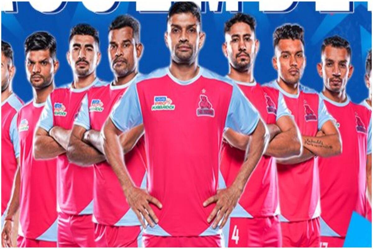 The players of Jaipur Pink Panthers and Puneri Paltan kabaddi team in  News Photo - Getty Images