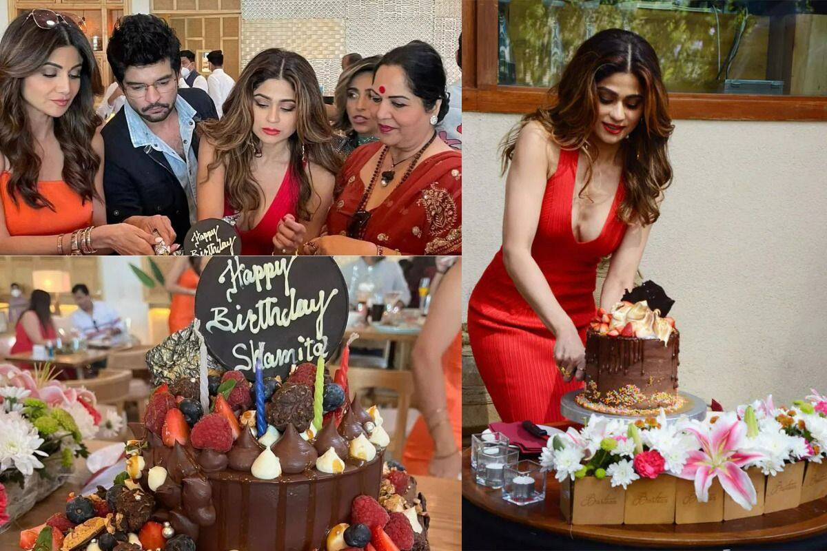 Shamita Sex - Inside Shamita Shettys Birthday Party With Raqesh Bapat And Shilpa Shetty  Check Viral Pics And Videos