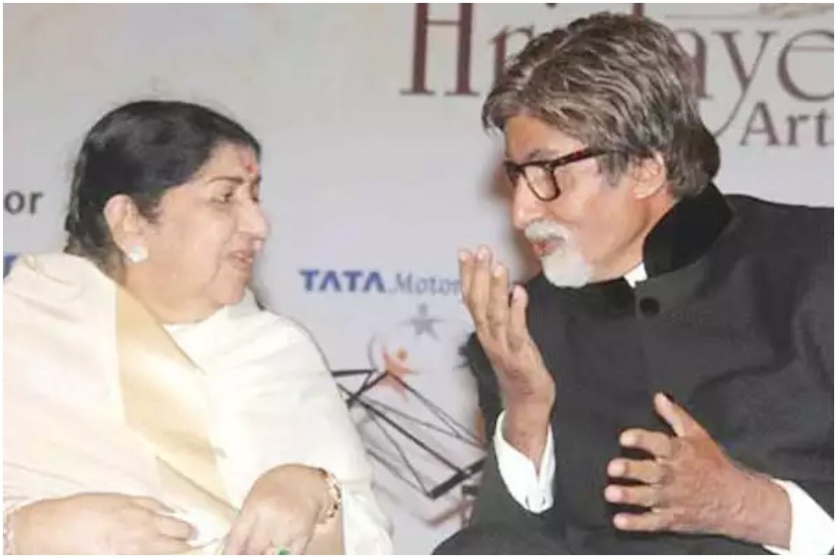 Amitabh Bachchan took to his Twitter handle to mourn the loss of Lata Mangeshkar