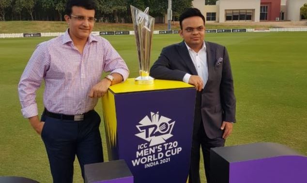sourav Ganguly Jay Shah @ Twitter/ T20 World Cup