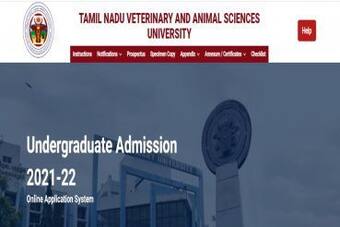 TANUVAS 2022: Merit List For UG Admission Out on | Details Inside TANUVAS 2022: Merit List For UG Admission Out on | Details Inside