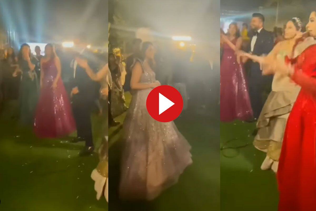 Viral Video: Groom Makes Surprise Entry For Bride By Dancing With Sisters  On Saajanji Ghar Aaye. Watch