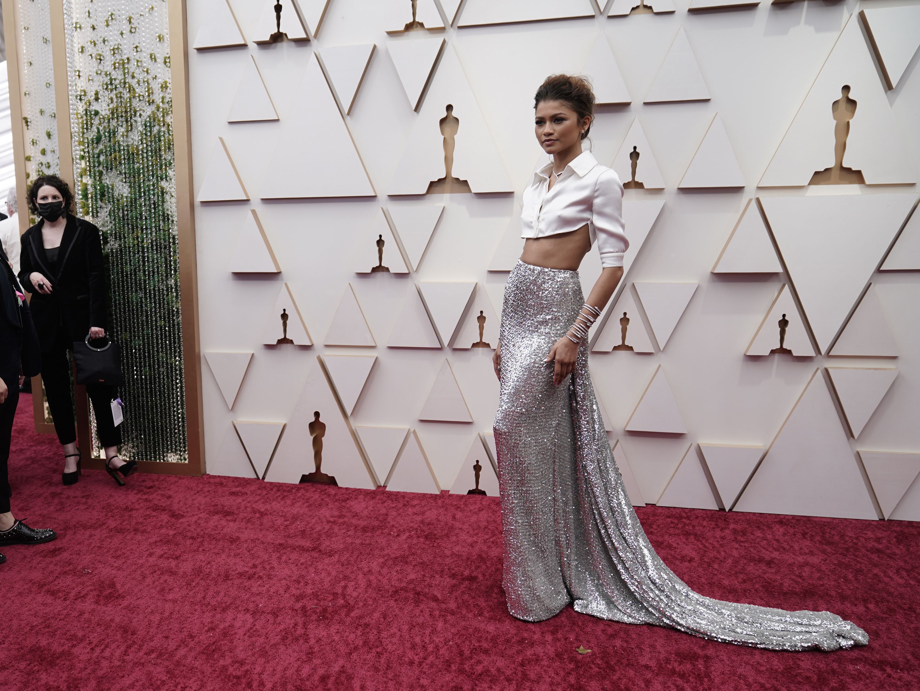Zendaya in red carpet. Picture Credits: AP