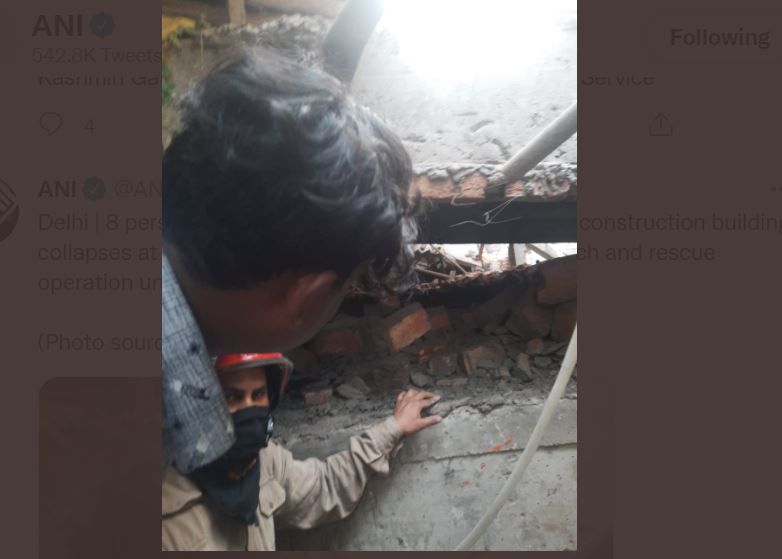 Indian Building Code Delhi: Under-Construction Building Collapses at Nicholson Road Near ...