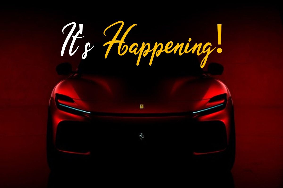 Ferrari Releases Official Teaser of its First Ever SUV Purosangue