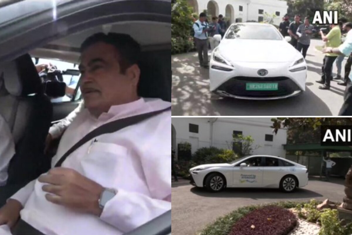 Nitin Gadkari Car: नितीन गडकरी अनोख्या कारमधून पोहोचले संसदेत, जाणून घ्या काय आहे कारचे वैशिष्ट्ये