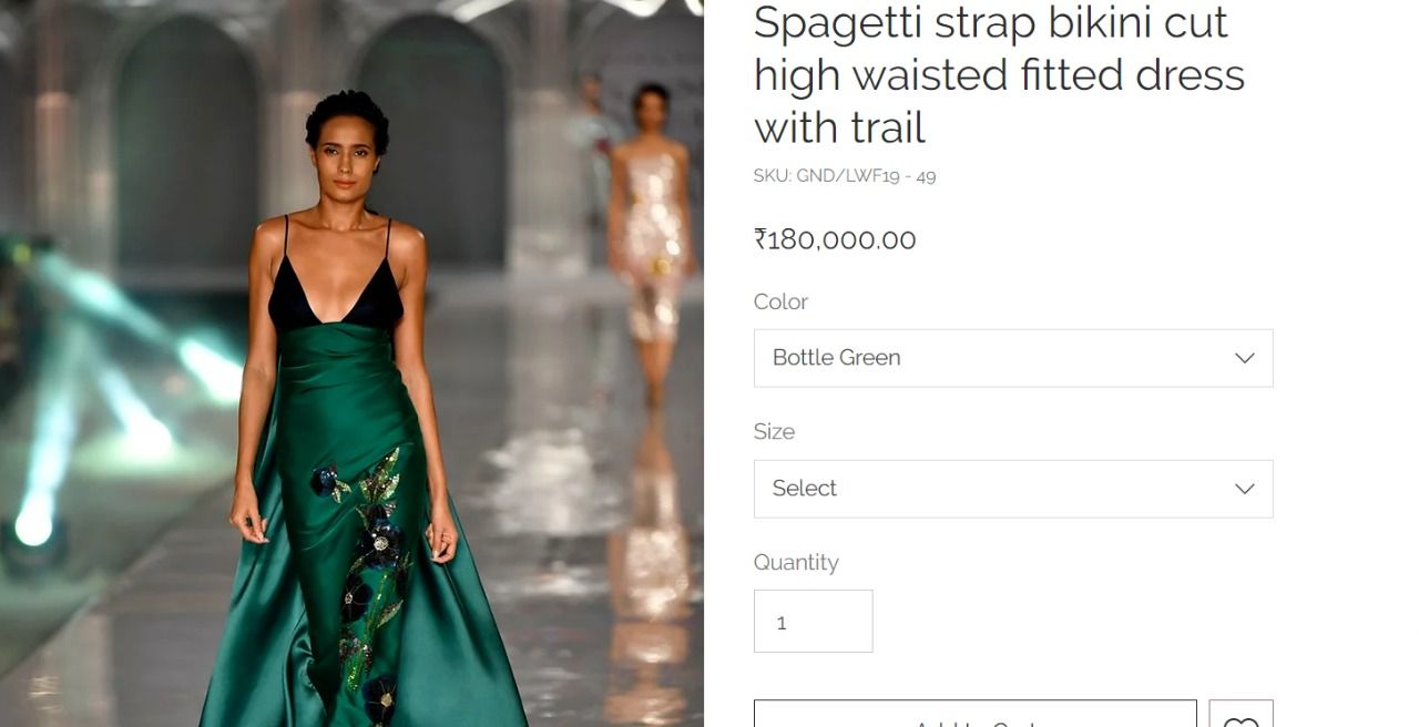 samantha in green dress DRESS 'SAMANTHA' BOTTLE GREEN main image 0