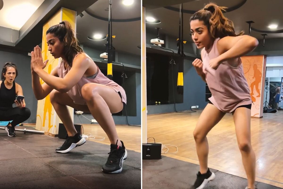 Rashmika Mandanna Burns Calories in Power-Packed Workout Session, Serves  Major Fitness Goals