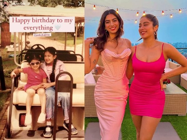 Khushi Kapoor wishes sister Janhvi Kapoor