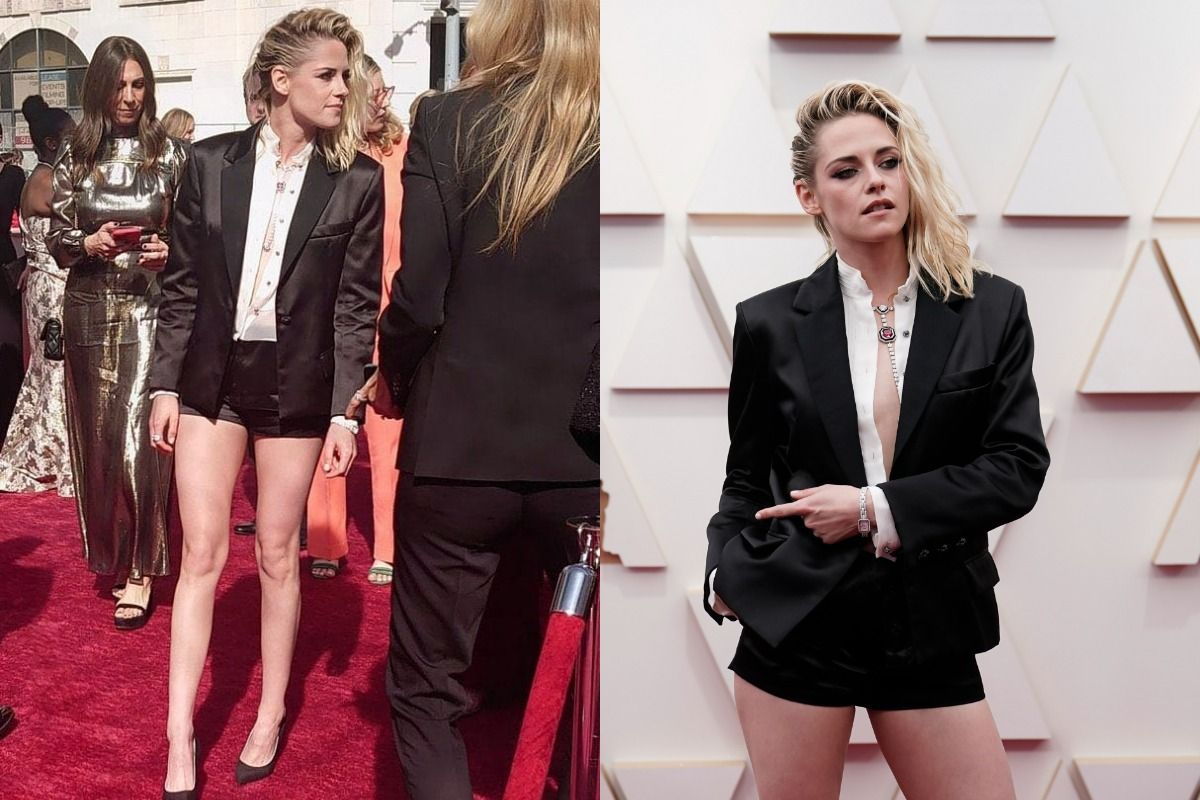 kristen stewart shorts red carpet