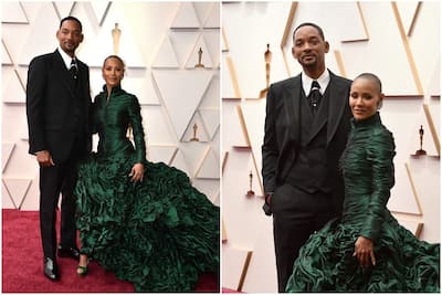Oscars 2022 Most Dramatic Dress Award Goes to Jada Pinkett For Her Big Green  Gown - Do