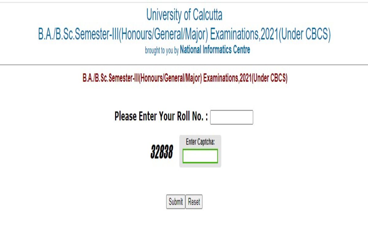 Calcutta University Results 2021: CU BA, B.Sc And B.Com 3rd Semester ...