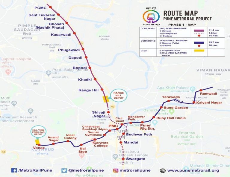 Operations Of Pune Metro Begins From 3pm Today. Check Routes, Time ...