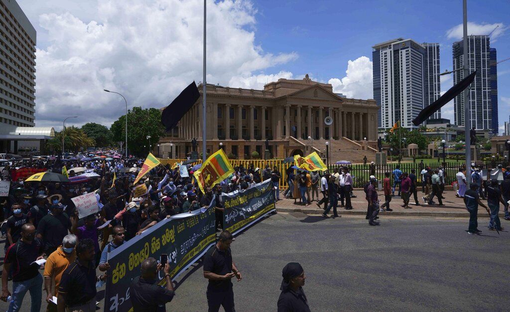 Trade Unions Strike In Crisis-Hit Sri Lanka To Pressure President Rajapaksa To Step Down