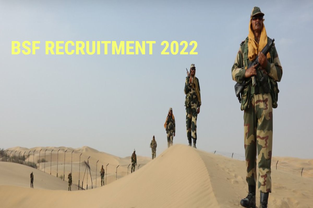 BSF Recruitment 2022: Apply For Sub-Inspector, Other Posts at bsf.gov.in| Read Details Here