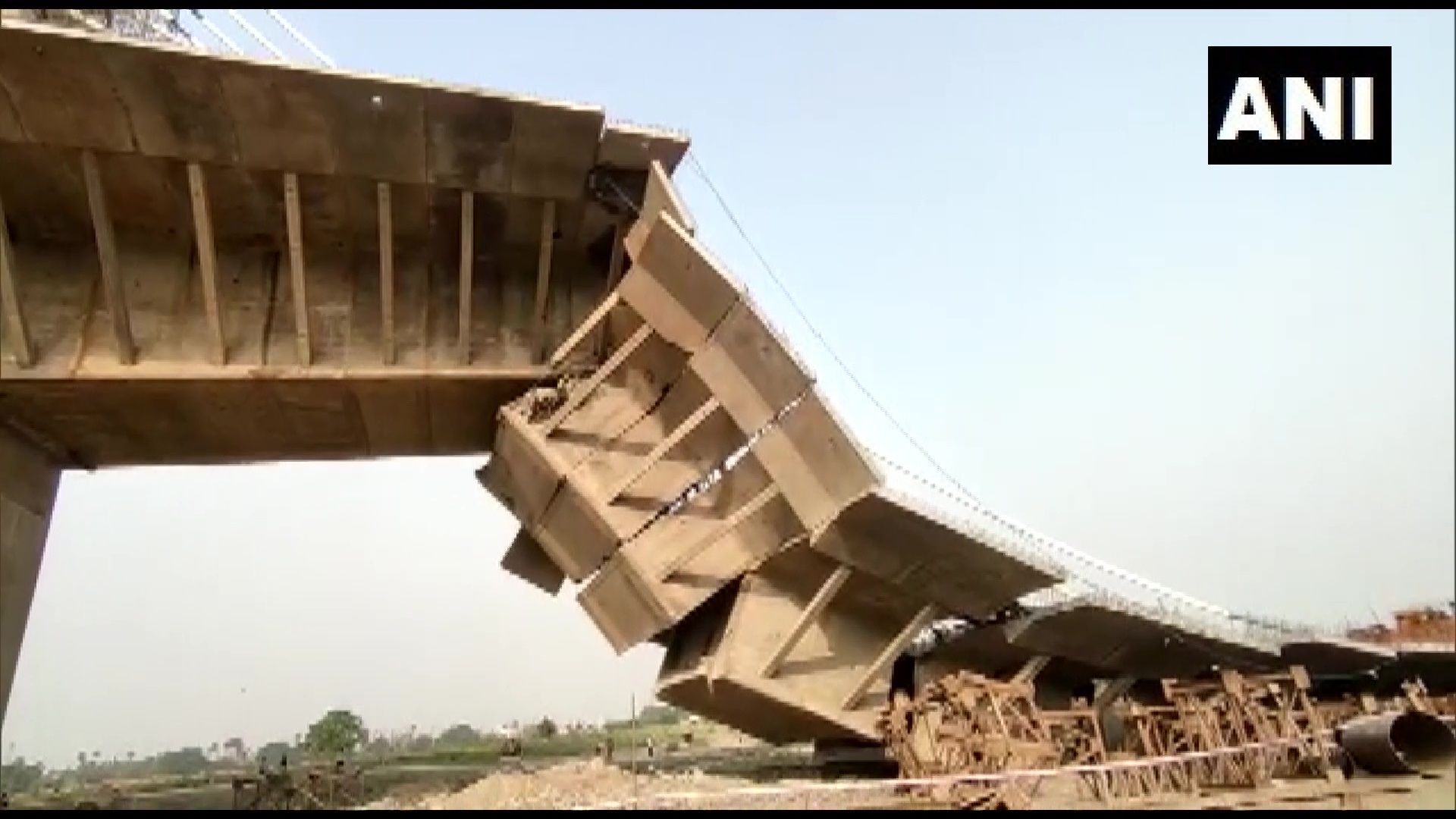 Bihar: Potion Of Under Construction Bridge Collapses Due To Thunderstorm In Bhagalpur