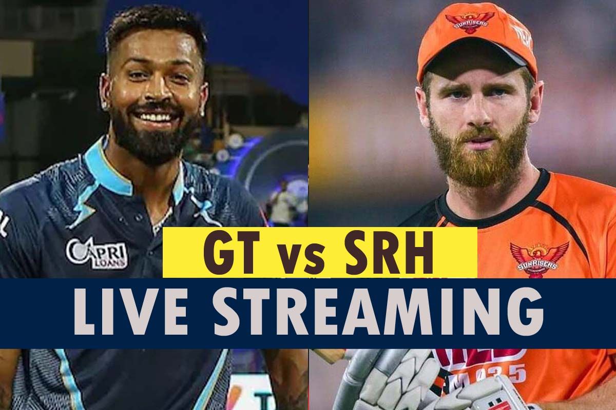 GT vs SRH Live Streaming