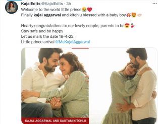 'It's A Boy': Kajal Aggarwal and Gautam Kitchlu Become Proud Parents, Internet Showers Love!