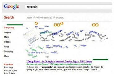 Google secret tricks - From Flip A Coin and Zerg Rush to Do A Barrel Roll  and Askew