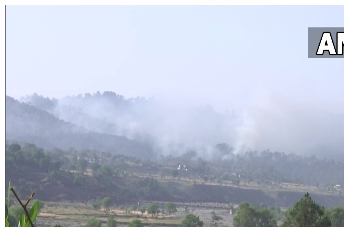 BREAKING NEWS: Massive Fire Breaks Out in Different Forest Areas of Rajouri