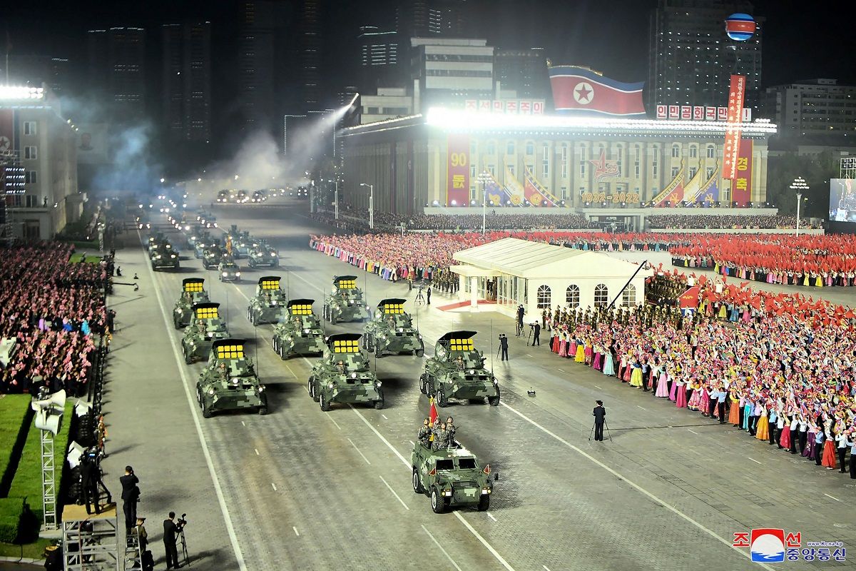 North Korea Broadcasts Vast Military Parade; Kim Jong Un Vows to Accelerate Growth of Nuclear Arsenal