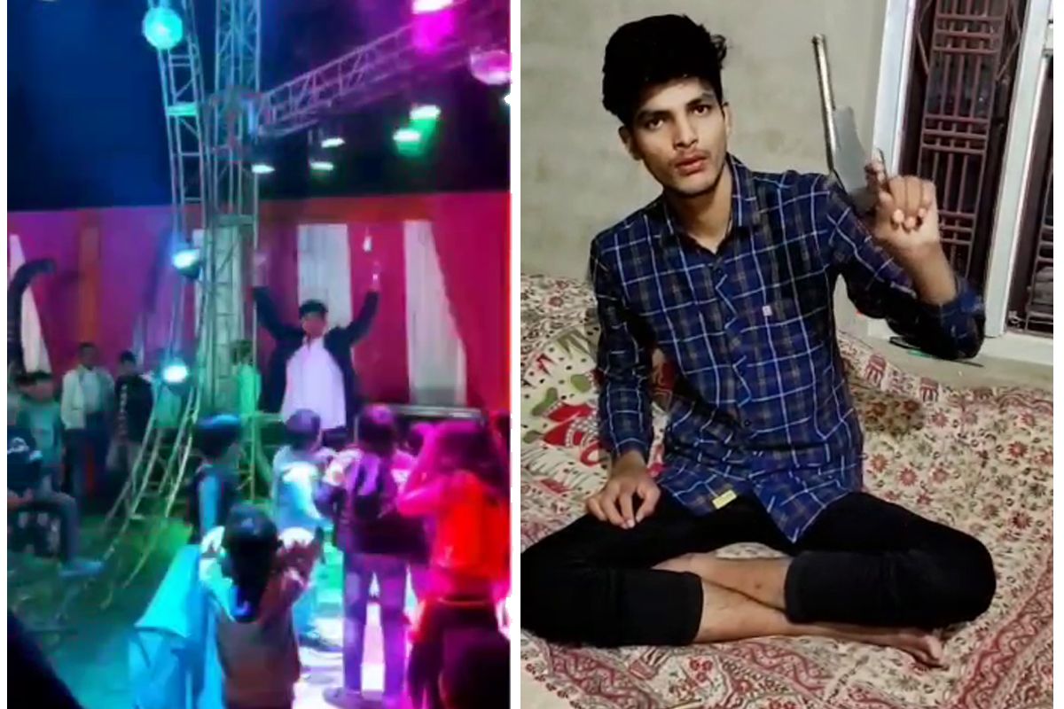 डीजे पर अवैध हथियार के साथ फायरिंग करने का वीडियो वायरल, डांस फ्लोर पर बच्चों में दिखी दहशत