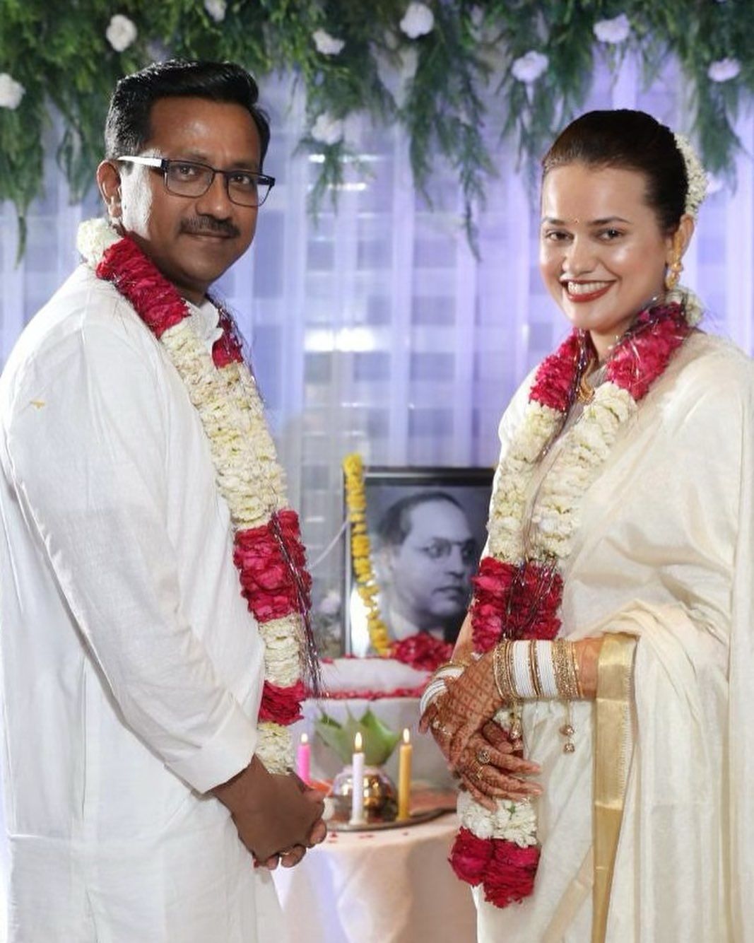 Celebrity IAS Couple Wedding Photos Tina Dabi Pradeep Gawande Marriage ...