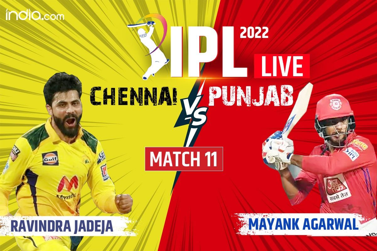 HIGHLIGHTS CSK 126/10 (18) vs PBKS 180/8 (20) Scorecard IPL 2022 Chennai Super Kings vs Punjab Kings Dhoni Jadeja Hotstar 