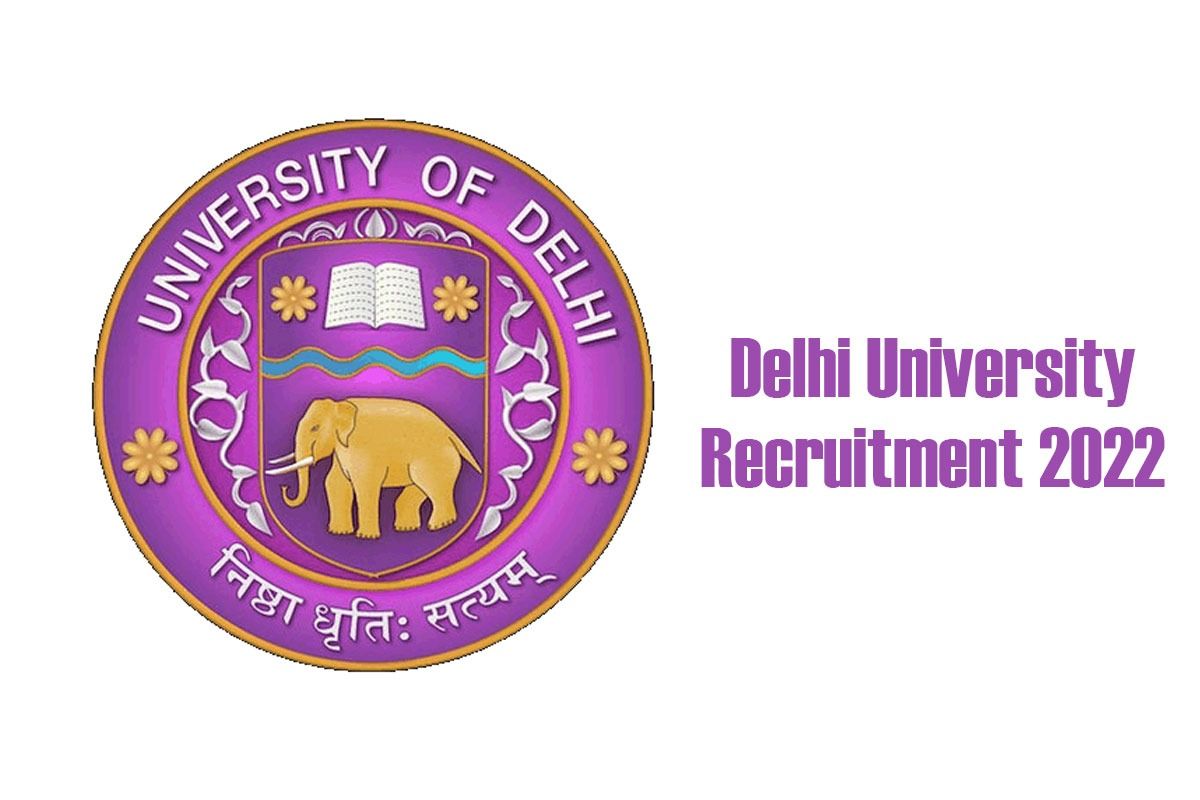 DU recruitment 2022, Total Post, Last Date and Application Process
