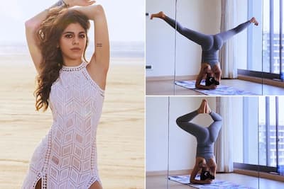 Alaya F Flaunts Insane Flexibility by Acing Headstand With Splits- Watch  Video