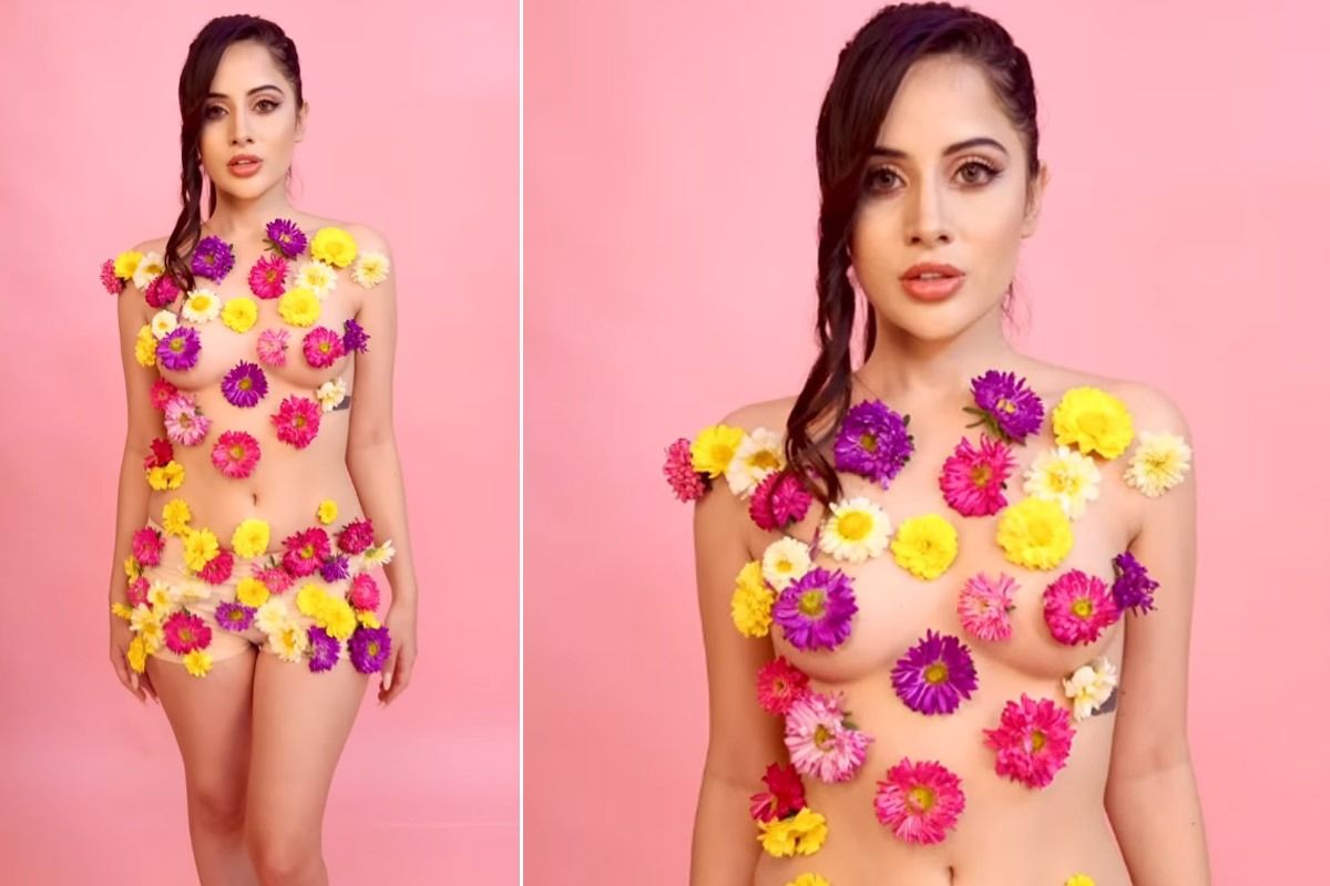 Urfi Javed Turns Phoolwanti in Topless Video, Gets Trolled For Sticking Just Flowers on Her Body- Watch