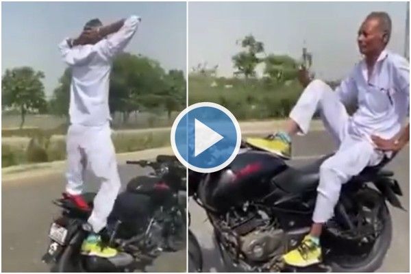 Viral Video: Ghaziabad Man Attempts Dangerous Bike Stunts, Internet Calls Him 'Toofani Chacha' | Watch