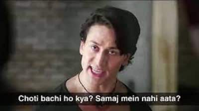 Chhoti Bachi Ho Kya? Tiger Shroff Dialogue From Heropanti Goes ...