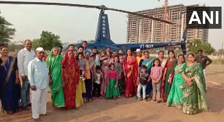 Pune Man Hires Helicopter to Bring Home New-Born Granddaughter