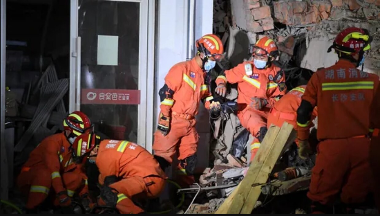 Over 20 Trapped, 39 Missing In China Building Collapse; Prez Xi Orders All-Out Efforts For Rescue