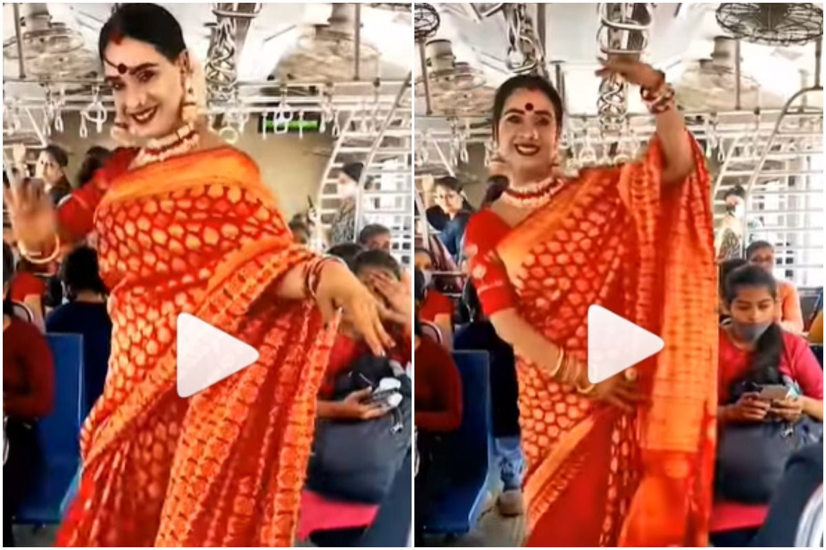 Mumbai Local Train Sensation Pooja Sharma Gracefully Grooves to Kacha Badam in Her Own Style
