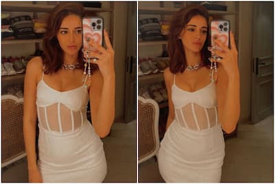 Ananya Panday Wears Hot And Scintillating White Corset Dress Worth Rs 7k at  Karan Johar House Party – PICS