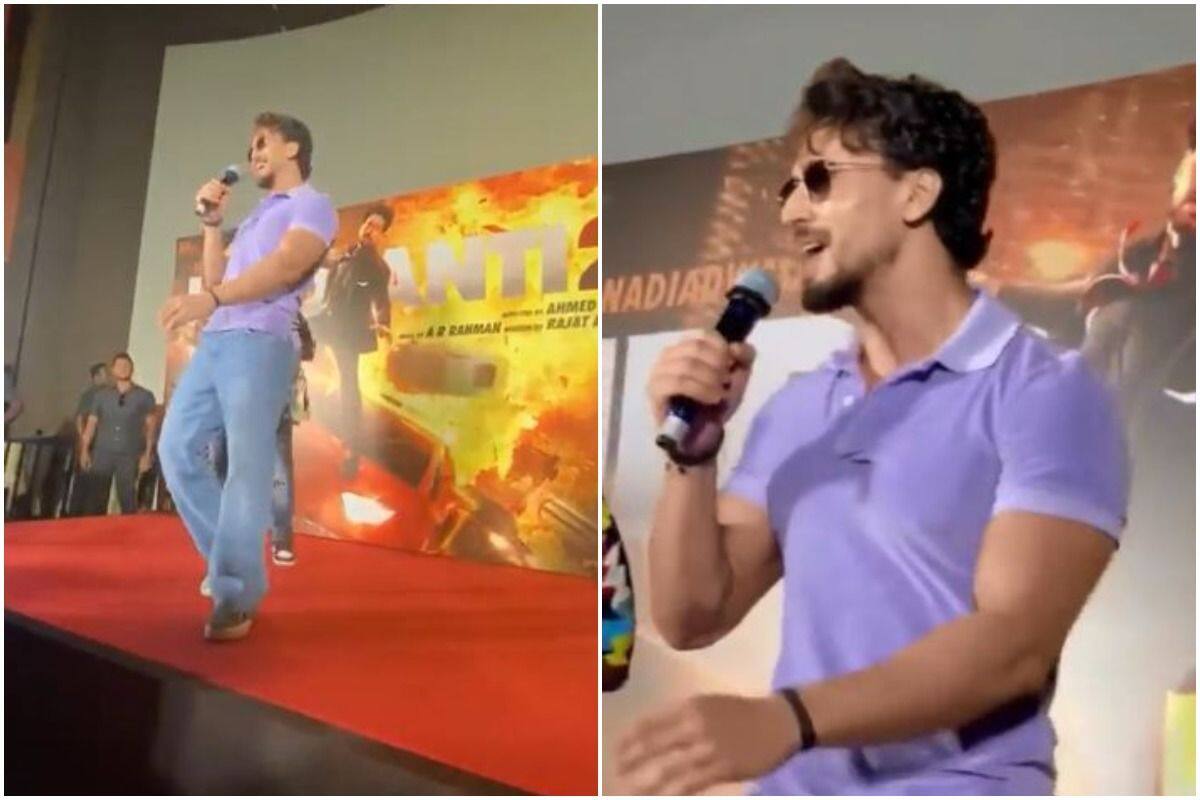 Chhoti Bachi Xvideos - Choti Bachi Ho Kya Tiger Shroff Does it Again at Promotions of Heropanti 2,  Fans Cant Keep Calm- Watch