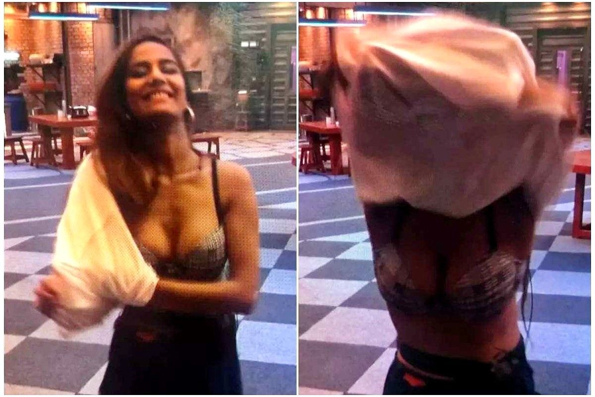 Poonam Pandey Beeg - Poonam Pandey Removes T-Shirt on Camera to Fulfil Her Promise: Zyada Nahi  Kar Sakti... - Poonam Pandey latest news