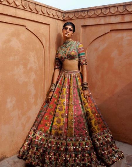 Sabyasachi latest designer wedding saree lehenga