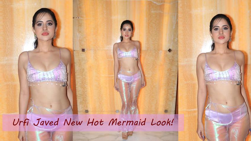 Urfi Javed Make Heads Turn With Her Hot Mermaid Look At An Event In Mumbai – Watch Video