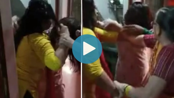 Viral Video: Woman Thrashes Mother-in-Law & Sister-in-Law Over Property  Dispute In UPs Aligarh | Watch