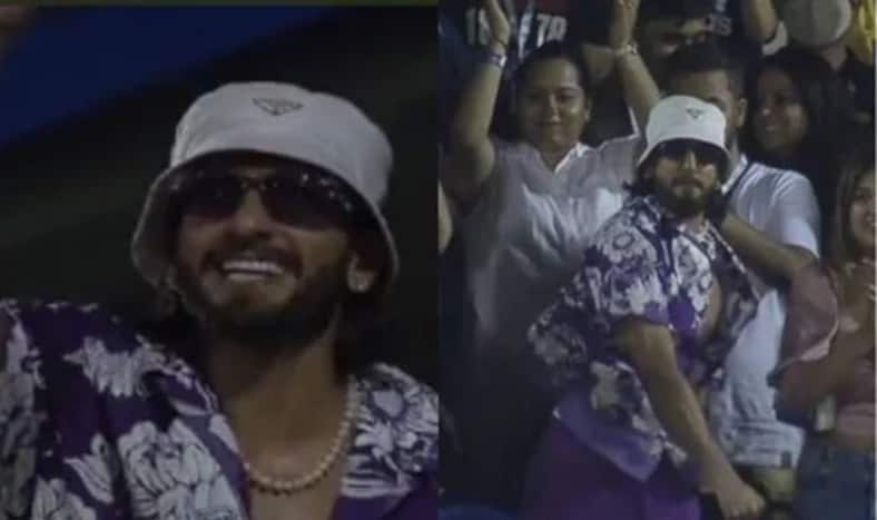 IPL 2022: Ranveer Singh's Wild Celebrations at Brabourne Stadium Goes Viral After Rohit Sharma-Led Mumbai Beat Gujarat | WATCH VIDEO
