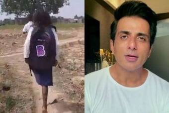 340px x 227px - Bihar Girl Walks To School For 1 Km On 1 Leg, Sonu Sood Plays Saviour  Again. Watch Viral Video