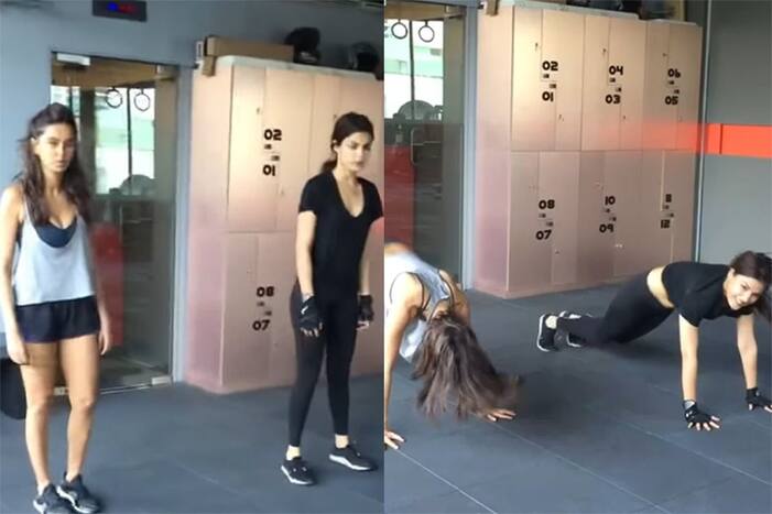 Rhea Chakraborty-Shibani Dandekar Show Girlfriends Are The Best Workout Partners - Check Their High-Intensity Training in Viral Video