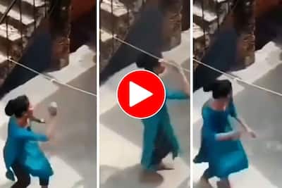 Viral Video: Girl Records Dance Reel On Terrace, Runs Away After Getting  Caught