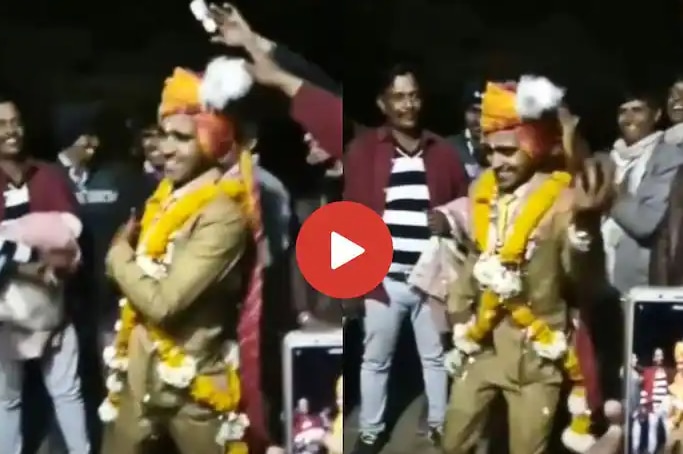 Viral Video: Excited Groom Steals The Show With His Thumkas on Govindas Aunty Ki Baari | Watch