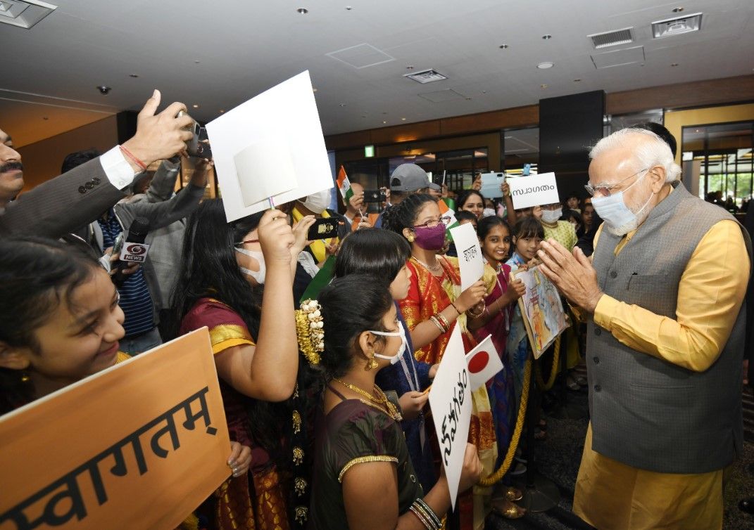 PM Modi in Tokyo for Quad Summit 2022